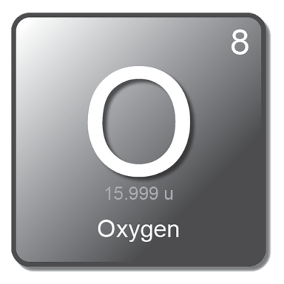 Gas Symbol Oxygen 500p 011123